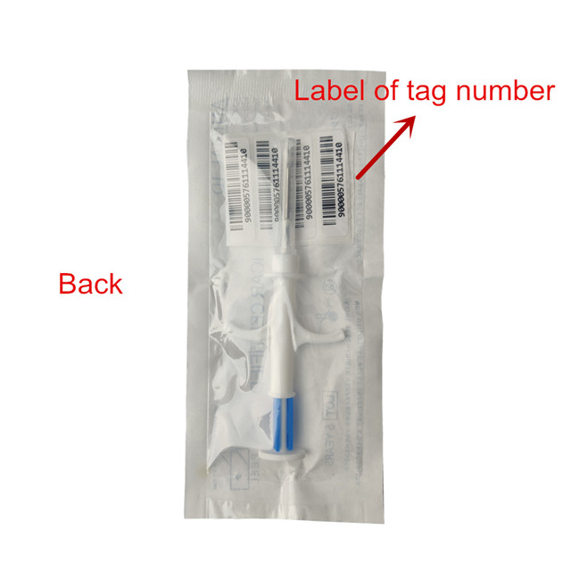 1.4*8mm RFID Implant Microchip With Syringe