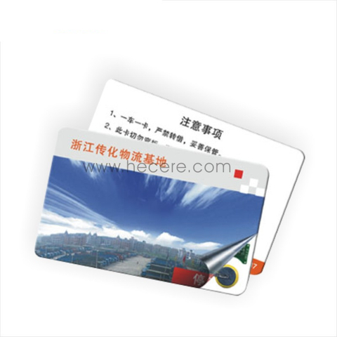 Order Logistic ID Smart Printed Card