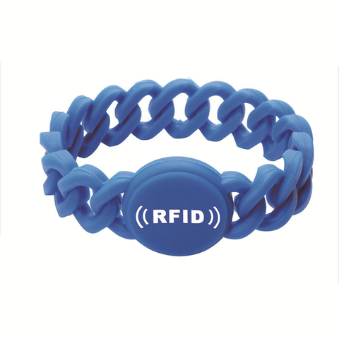 RFID Chain Silicone Bracelet