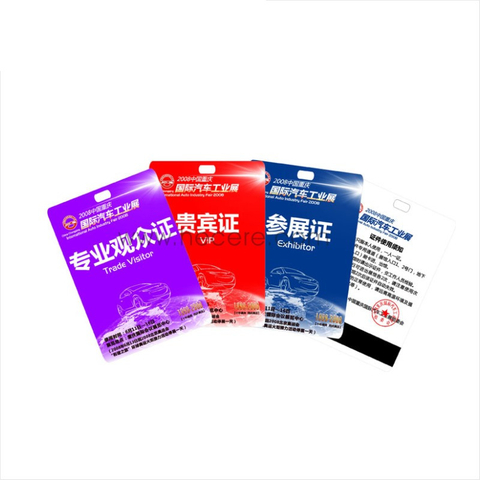 Visitor ID Access Exhibitor Smart Printed Card