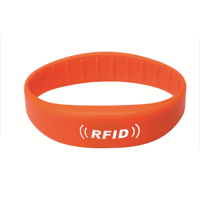 RFID Flat Head Silicone Wristband